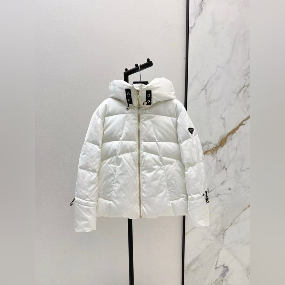 Prada Re-Nylon cropped down jacket